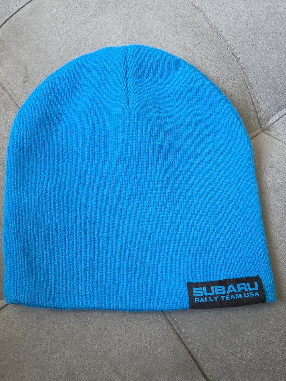 Rare Subaru Really Team USA Beanie In World Rally Blue.